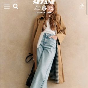 Sezane Clyde Trench - never worn